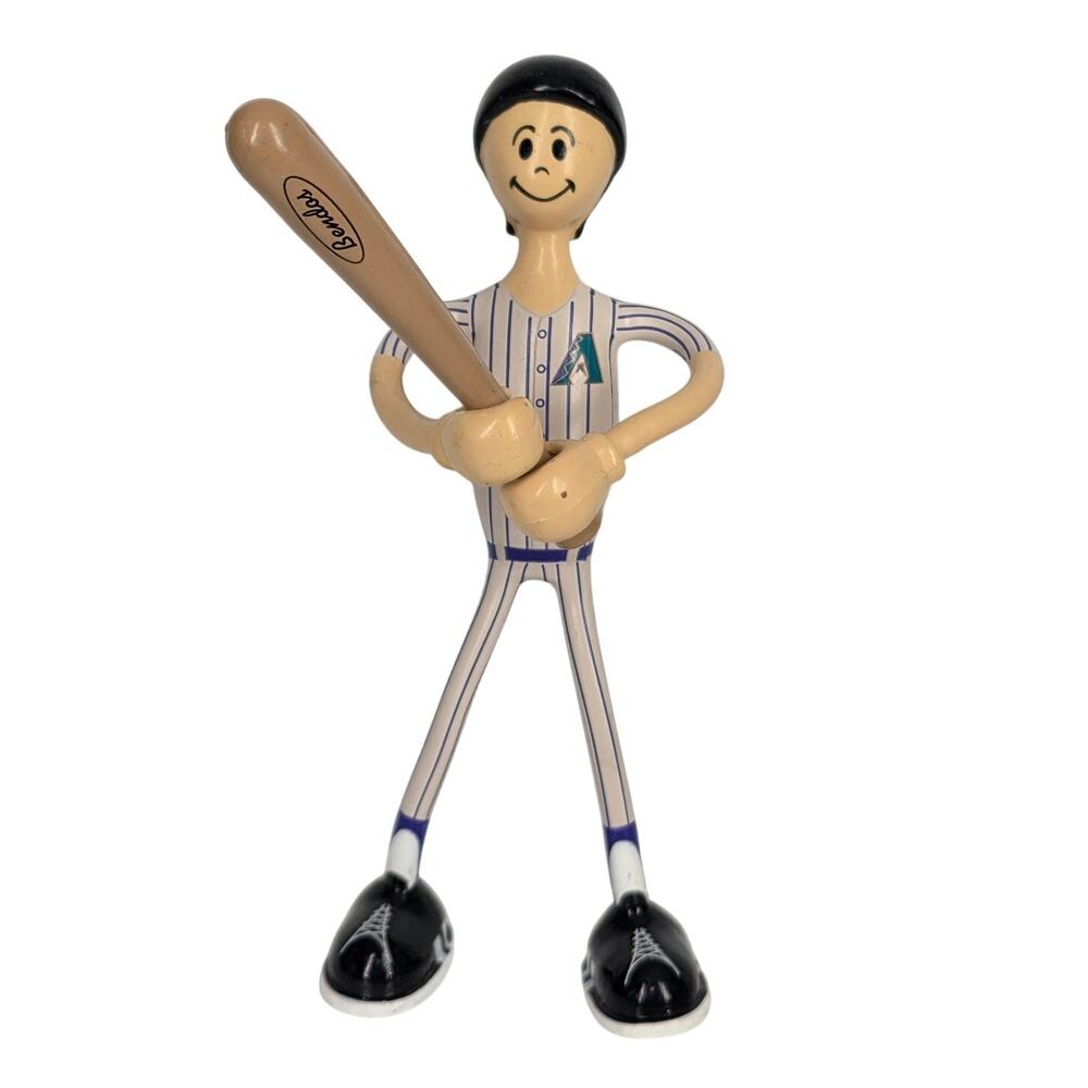 BENDOS ARIZONA DIAMONDBACKS MLB BENDABLE FIGURE – KID GALAXY – 2003 COLLECTIBLE